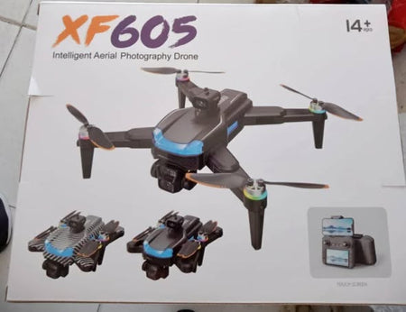 Drone Professionnel Intelligent XF605 avec Écran Intégré et Caméras Full HD