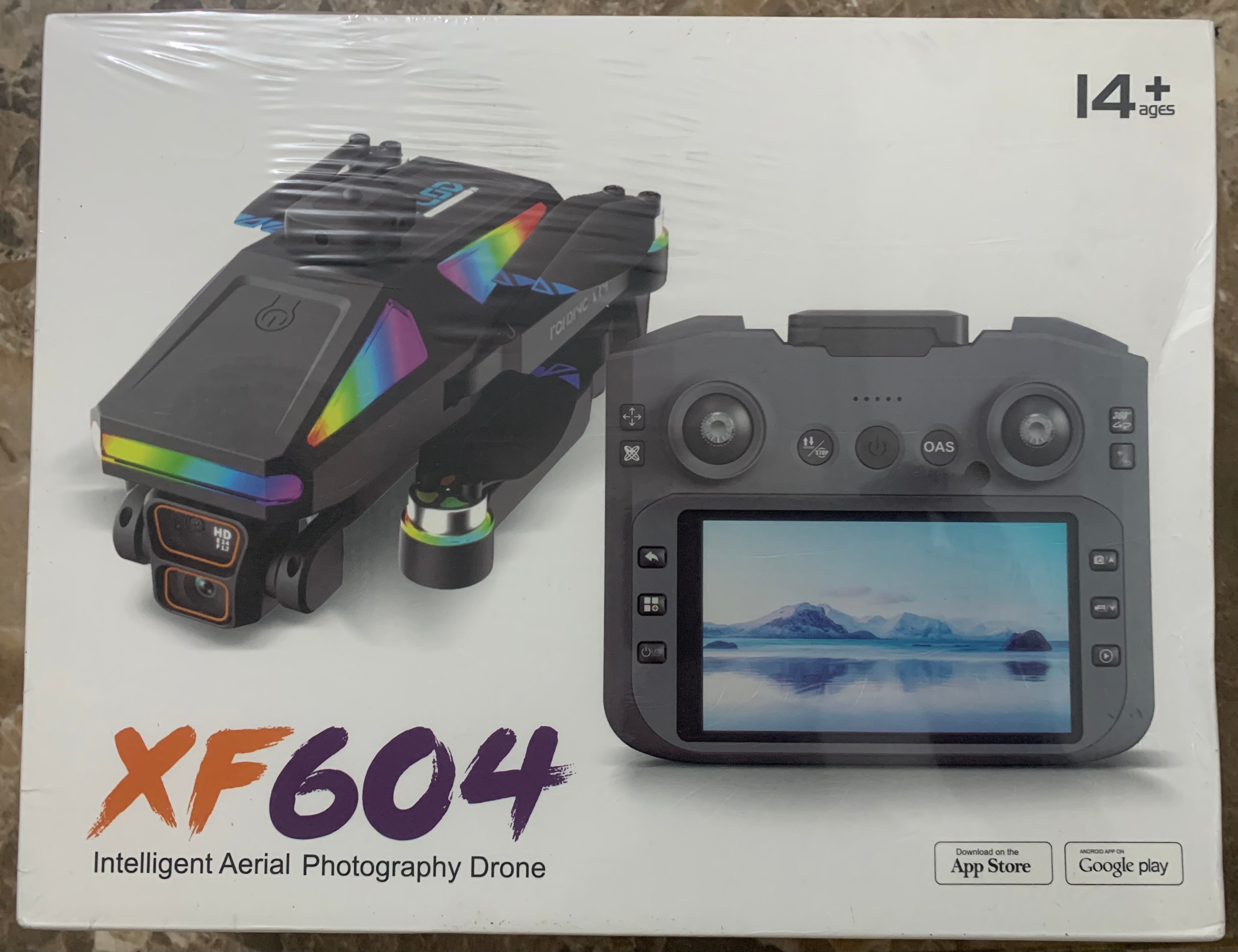 Drone Professionnel Intelligent XF604 avec Écran Intégré et Caméras Full HD